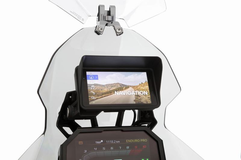 Wunderlich navigatie-verblindingsbescherming voor BMW Navigator ConnectedRide - zwart - Afbeelding 6