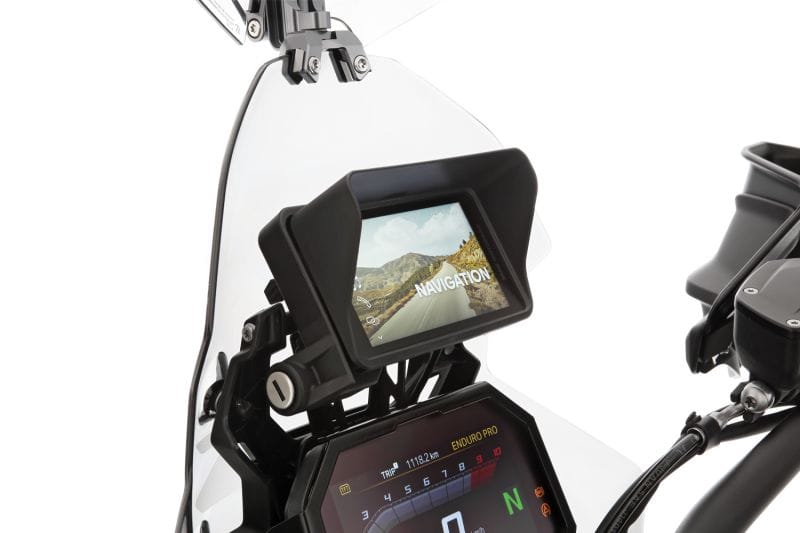 Wunderlich navigatie-verblindingsbescherming voor BMW Navigator ConnectedRide - zwart - Afbeelding 5