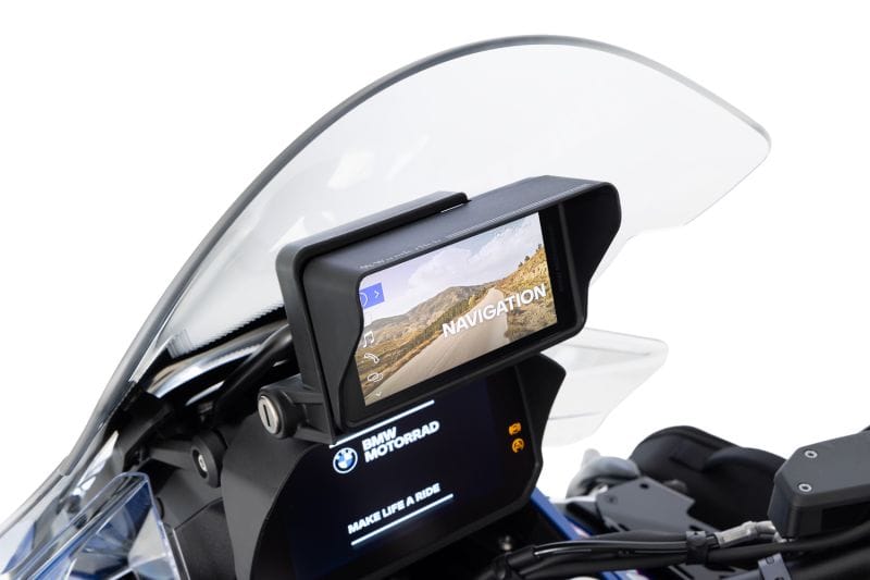 Wunderlich navigatie-verblindingsbescherming voor BMW Navigator ConnectedRide - zwart - Afbeelding 2