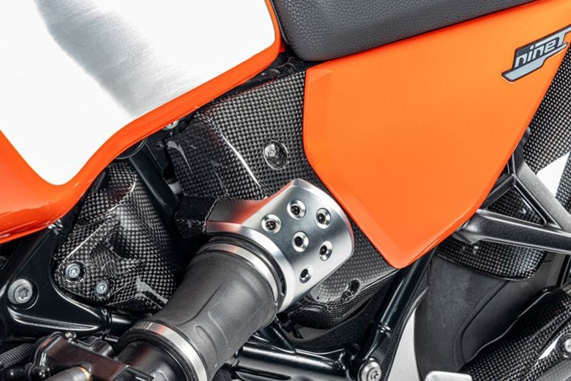 Ilmberger Airboxabdeckung R 12 nineT - links - carbon - glänzend