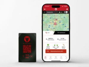 RideLink WingMan 4G GPS-tracker - zwart
