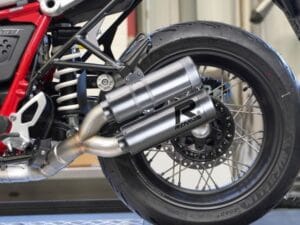 REMUS MESH Dubbele geluiddemper mat incl. aansluitbuis - diep - roestvrij staal