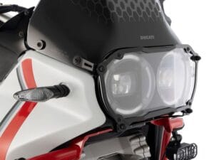 Wunderlich koplampbescherming "CLEAR" afneembaar - zwart