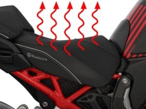 Wunderlich AKTIVKOMFORT bestuurdersstoel met stoelverwarming Multistrada V4 - Standaard - zwart