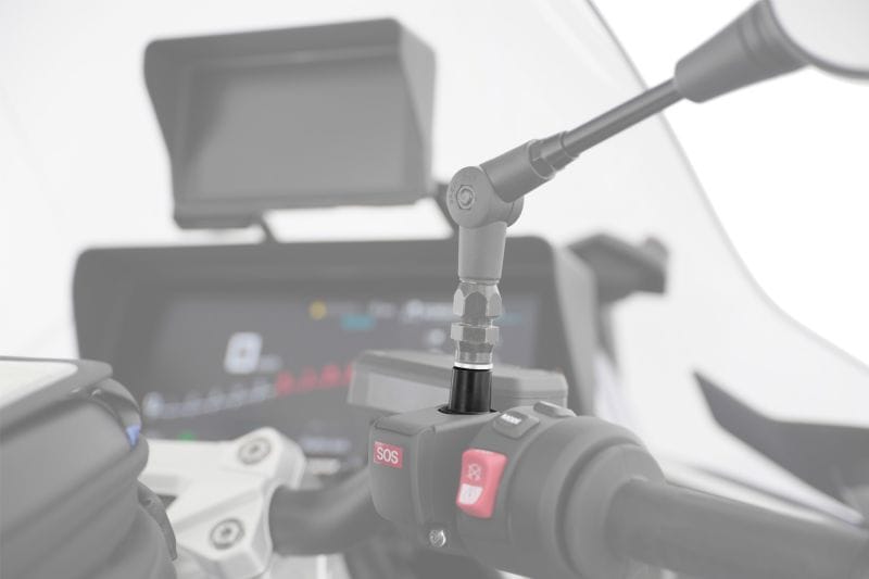 Extra spiegelhouder R 1300 RT - zwart - Afbeelding 6