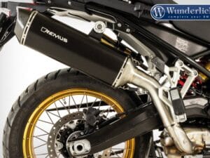 REMUS Slip-on einddemper BLACK HAWK - zwart