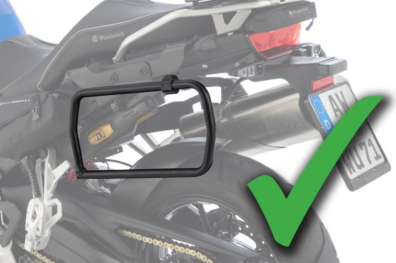 Wunderlich adapterset Vario case X30 naar X-RACK - set - zwart - Afbeelding 3