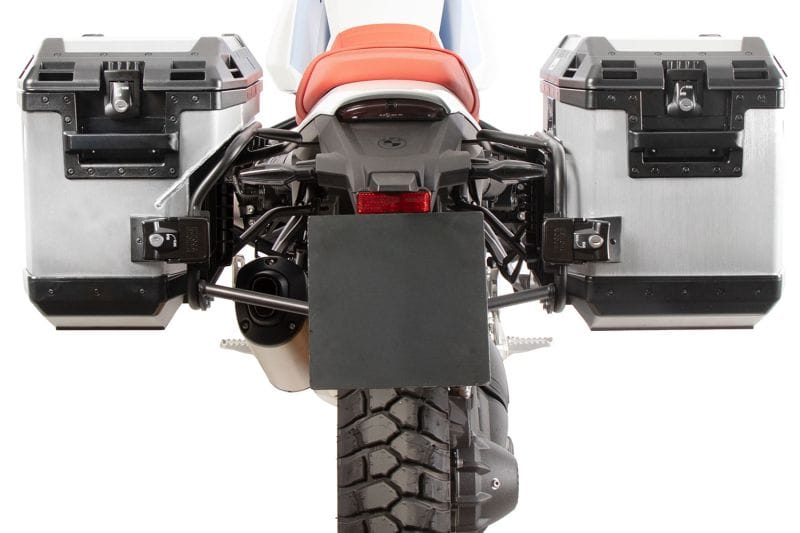 Hepco&Becker kofferrekset inclusief Xplorer Cutout R 12 G/S - zilver