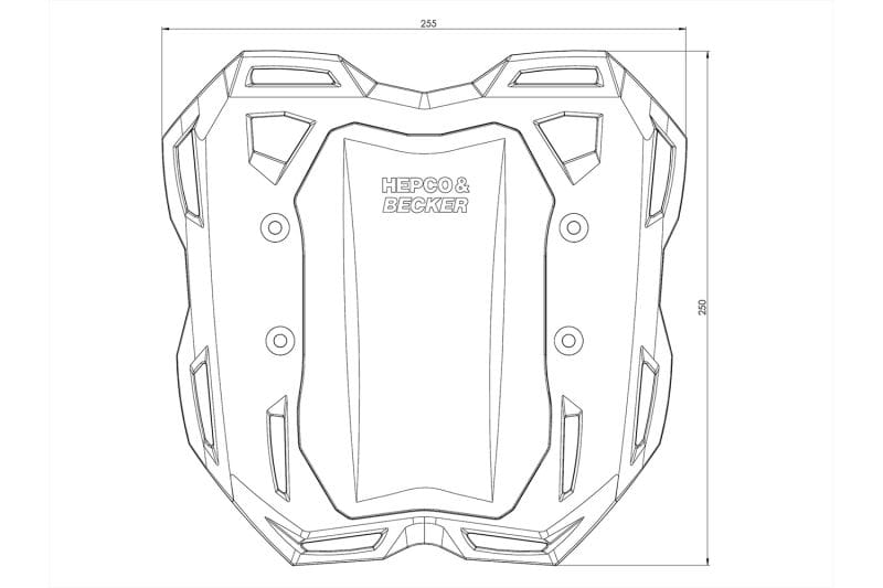Hepco&Becker achterdrager Smartrack R 12 G/S - zwart - Afbeelding 4