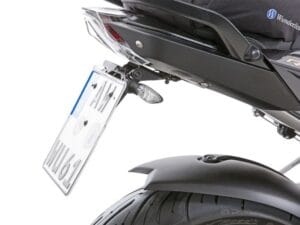 Kentekenplaathouder voor originele richtingaanwijzers - zwart