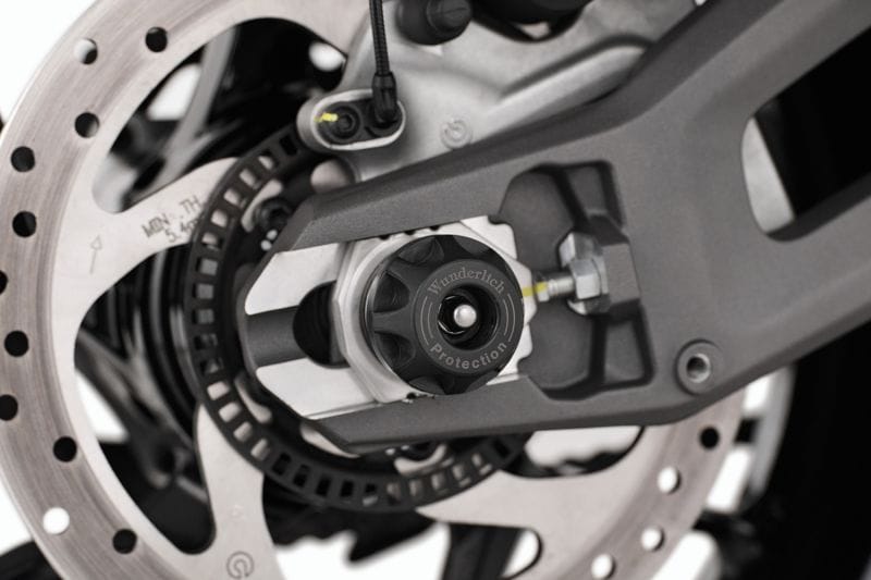 Wunderlich asbeschermingspads DOUBLESHOCK Multistrada V2 - achter - zwart - Afbeelding 3