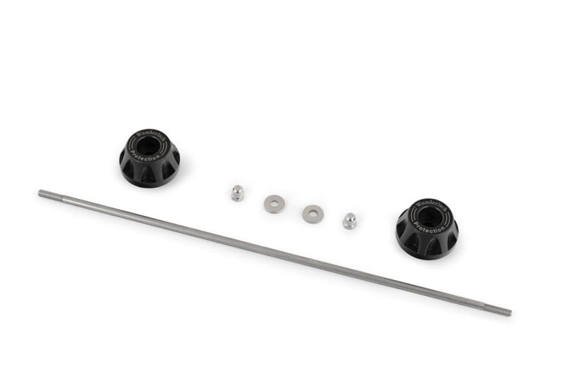 Wunderlich asbeschermingspads DOUBLESHOCK Multistrada V2 - achter - zwart - Afbeelding 2