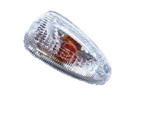 Witte knipperlichtglas