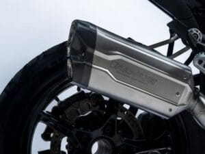 R 1300 REMUS 8 2.0 einddemper, mat - roestvrij staal