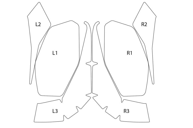 Beschermfolieset voor zijkoffers PremiumShield R 1300 R + RS - Afbeelding 2