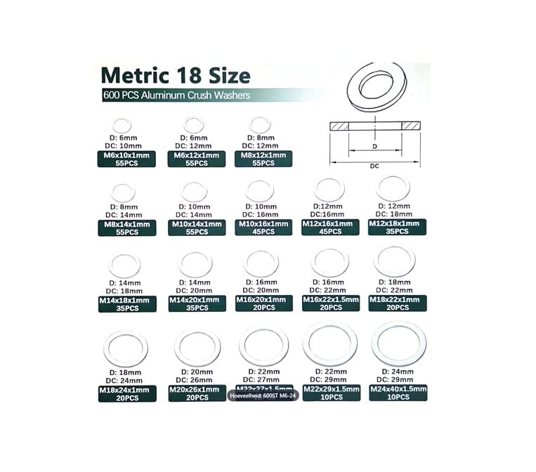 Aluminium aftapplugringen 600 stuks - Afbeelding 2