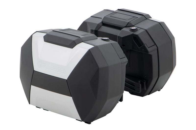 Wunderlich bagagesysteem Vario case X-CASE met X-RACK light M 1000 XR - set - zwart-zilver - Afbeelding 3