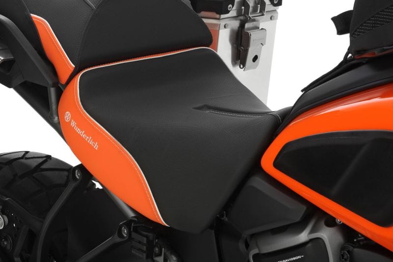 Wunderlich bestuurderszadel AKTIVKOMFORT Pan America 1250 - Standaard - zwart-oranje - Afbeelding 2